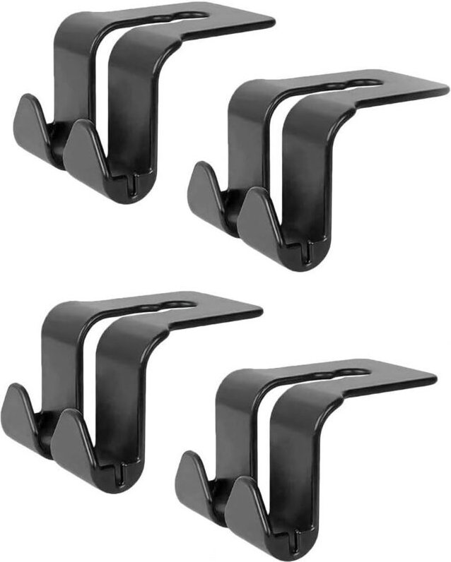 CCYKXA Kopfstützenhaken fürs Auto – 4er-Set, Organizer für die Rückbank, praktisches Zubehör für Einkaufstaschen, Kopfst...