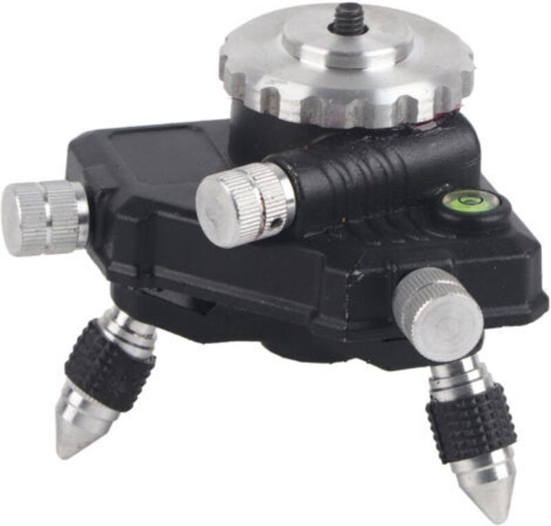 Standardmäßige 360-Grad-Stativhalterung aus Aluminiumlegierung mit 1/4"-Gewinde für Laser-Nivelliergerät