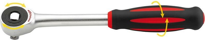 Drehgriffknarre 1/4' 185mm 60 Zähne - Format