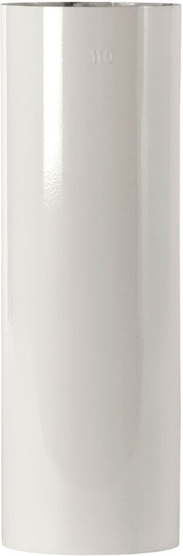 Haupa - Bertrams Abgasrohr weiss beschichtet dm Kunststoffbeschicht.15 cm lang 101916