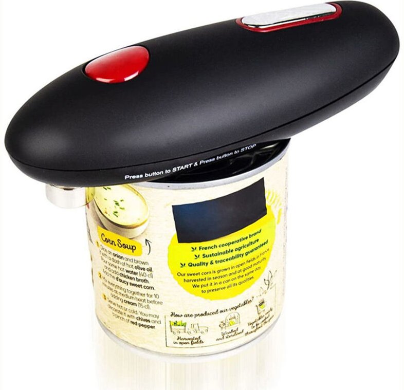 Elektrischer Dosenöffner von Kitchen Mama, glatte Kanten, ergonomisch