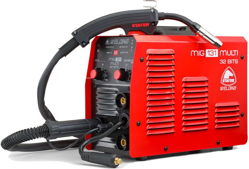 Stayer mig 131 multi Inverter-Schweißgerät - Rot