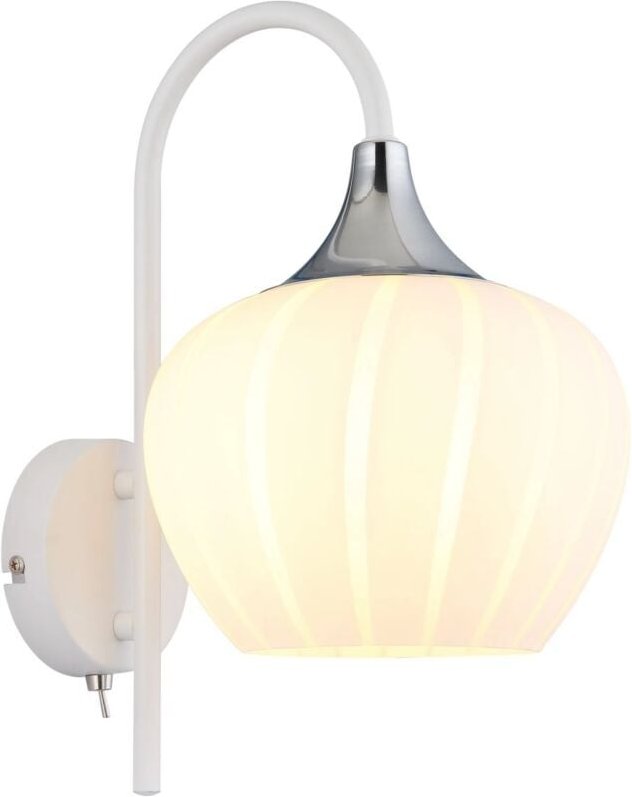 Wandlampe Wandleuchte Flurlampe Schlafzimmerleuchte Glas opal Wohnzimmerlampe