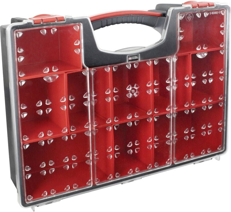 BP.Z8PB Werkzeugkasten unbestückt Polycarbonat Schwarz, Rot - Facom