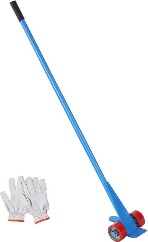 VEVOR Hebelstangen mit Rollen 152,4cm Palettenbrecher 4 Tonnen Tragfähigkeit Brechstangen Q235 Kohlenstoffstahl Abbruch-...