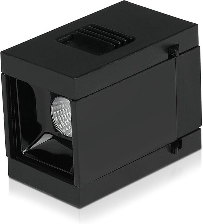 LED-Schienenstrahler - Magnetische Linearstrahler - IP20 - Schwarz - 1 Watt - 35 Lumen - 3000K