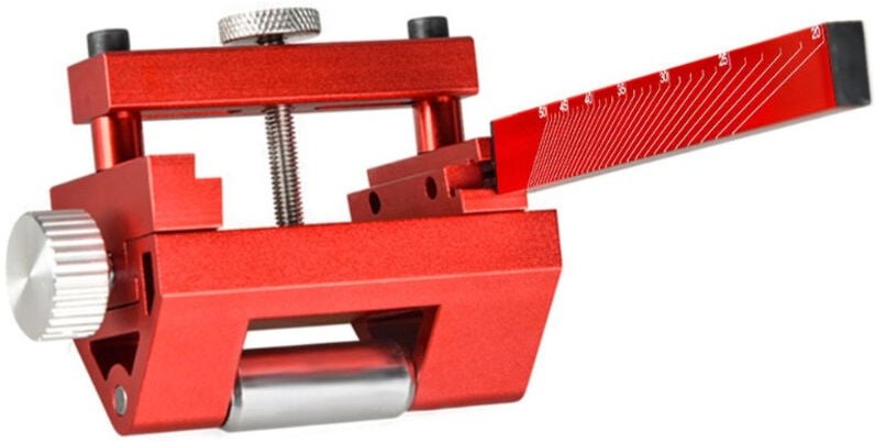 Schärfanleitung – Schleifstein-Schärfhalter für die Holzbearbeitung – verstellbarer Winkelschärfer für Meißel und Hobel ...