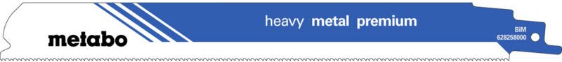 Metabo - 2 Säbelsägeblätter 'heavy metal premium' 225 x 0,9 mm, 1,4+1,8 mm/ 14+18 tpi (62
