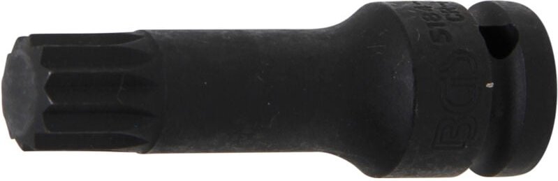 Bgs Technic - Kraft-Bit-Einsatz Länge 78 mm Antrieb Innenvierkant 12,5 mm (1/2') Innenvielzahn (für xzn) M18