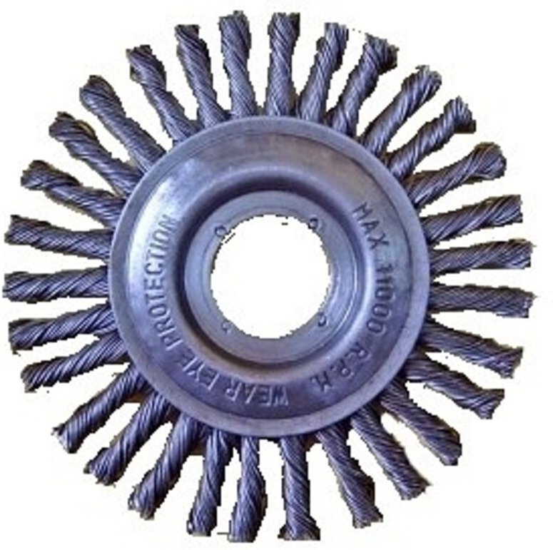 4" flache Topfbürste