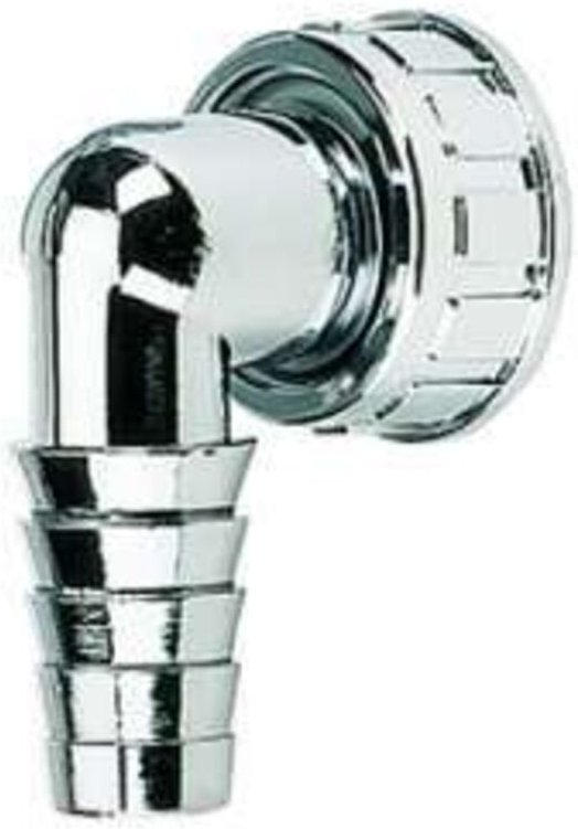 Winkelschlauchtülle, verchromt, 1', 140173 - Dallmer