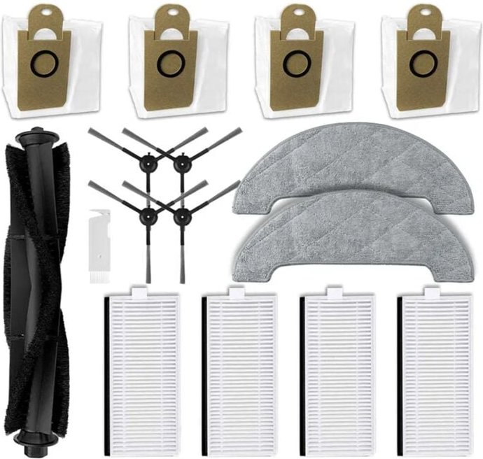 Für L11 Pro, Q6 Teile Hauptseitenbürste Filter Mopp