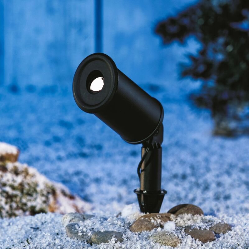 Außenprojektor Schneemann