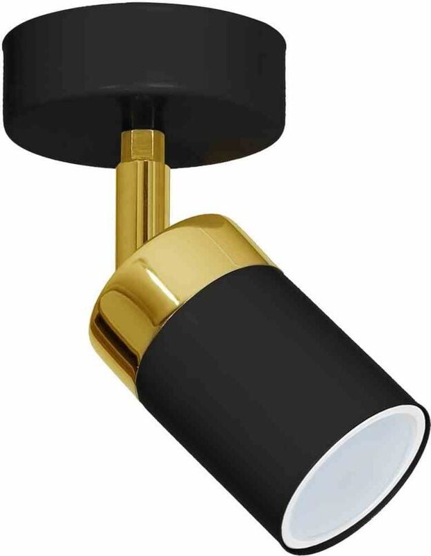 JOKER SCHWARZ/GOLD Wandleuchte 1xGU10