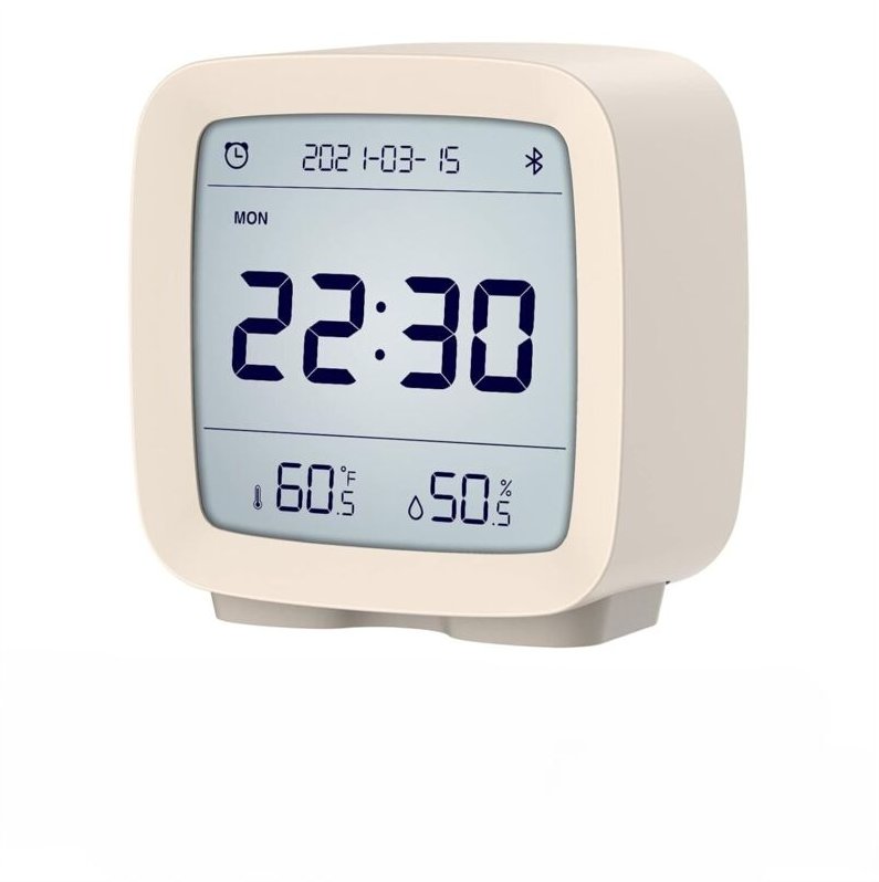 Bluetooth Wecker, Funktioniert mit (Alle Einstellungen nach App), Digitaler Smart Wecker Batterie mit Mehreren Alarmen b...