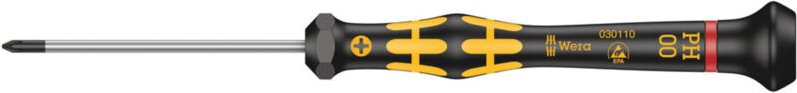 Elektr.-Schraubendreher esd Kreuzschlitz ph 00x 60mm - Wera