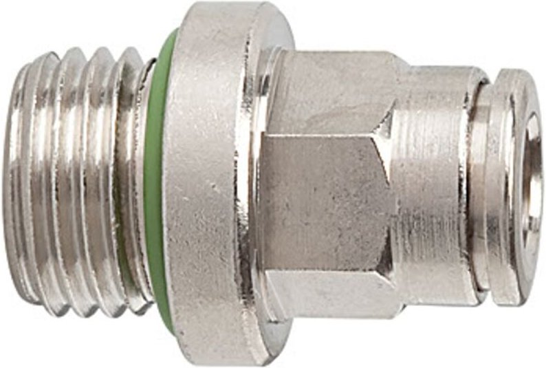 Gerade Steckverschraubung »metallica«, g 1/8 a., Schlauch-Ø 10 - Riegler