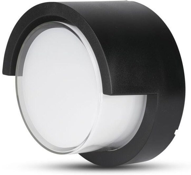 V-TAC VT-831 LED-Lampe 6 W warmweiß 3000 K runder Körper schwarz wasserdicht IP65 – Artikelnummer 8609