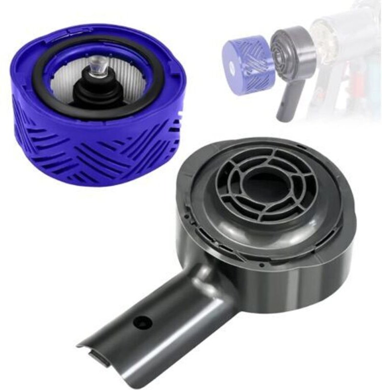 Hintere Motorabdeckung und hinteres Filter-Set für Dyson V6 DC58 DC59 DC63 DC74 Staubsaugerzubehör