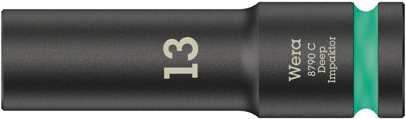 8790 c Impaktor Deep 05004830001 Innen-Sechskant Steckschlüsseleinsatz 13 mm 1/2' (12.5 mm - Wera