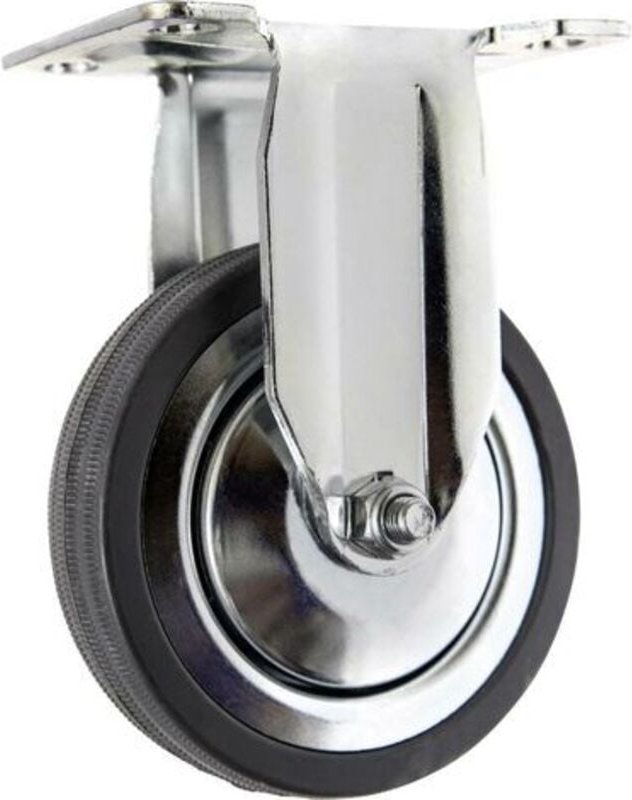 TO-5137932 Bockrolle mit Anschraubplatte 100 mm Gummi Tragfähigkeit (max.): 80 kg - Toolcraft