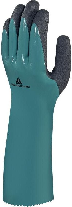 Gant Delta Plus Nitrile Sur Support Polyamide - Paume Enduite Mousse Nitrile 35 Cm Chemsafe Vv835 - Vv835ve0 T11