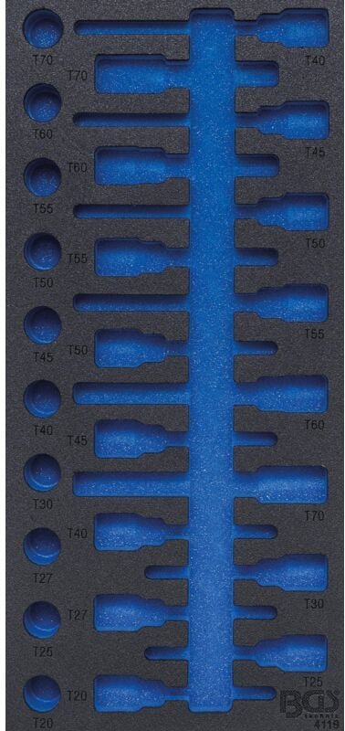 Werkstattwageneinlage 1/3 leer für Art. 4119