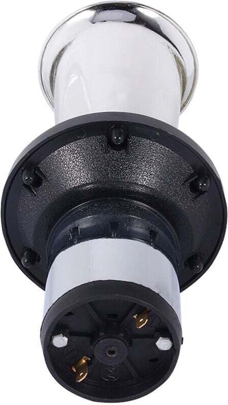 Kaxon Vieux Tacot 12 V, 110 dB Hupe im alten Stil, 12 V 490 Hz Autotrompete, laute Hupe, Alarmhupe, antik, Vintage, klas...