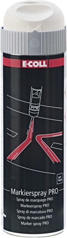 E-COLL PRO Markierspray glänzend weiss 500ml Spraydose