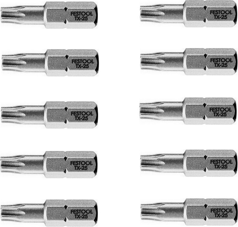 Bit Torx tx 25 25mm 10 Stück Akkuschrauber 490507 - Festool