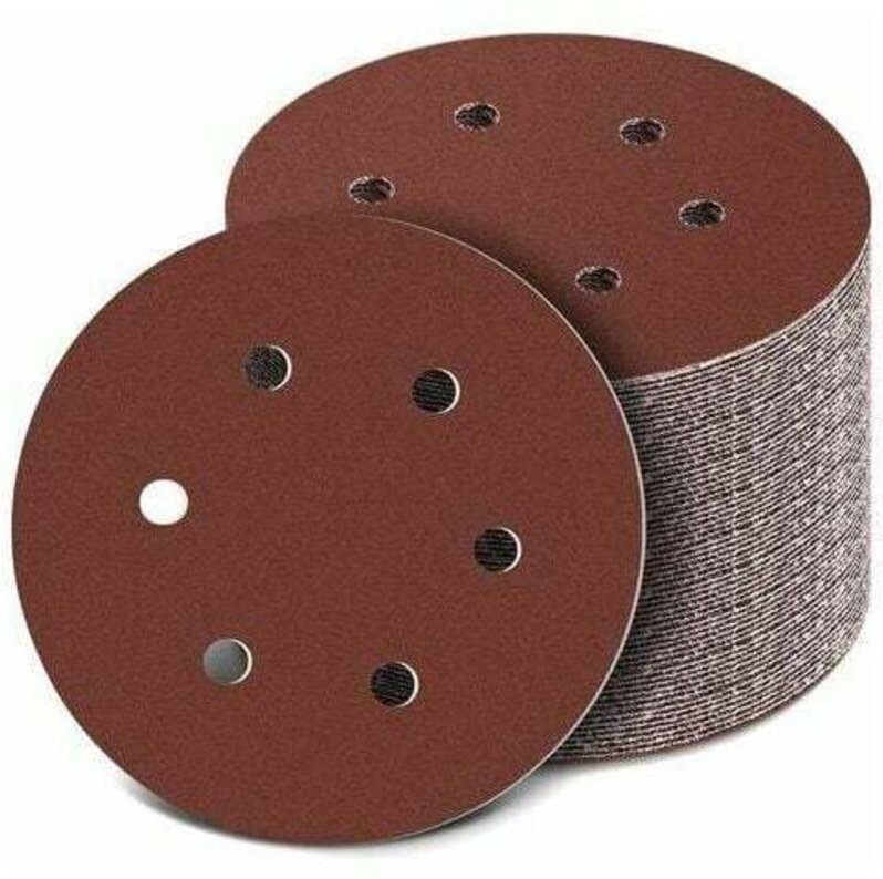 Thumbnail - 100 Stück Schleifscheiben 40–800 Korn, Größe 150 mm