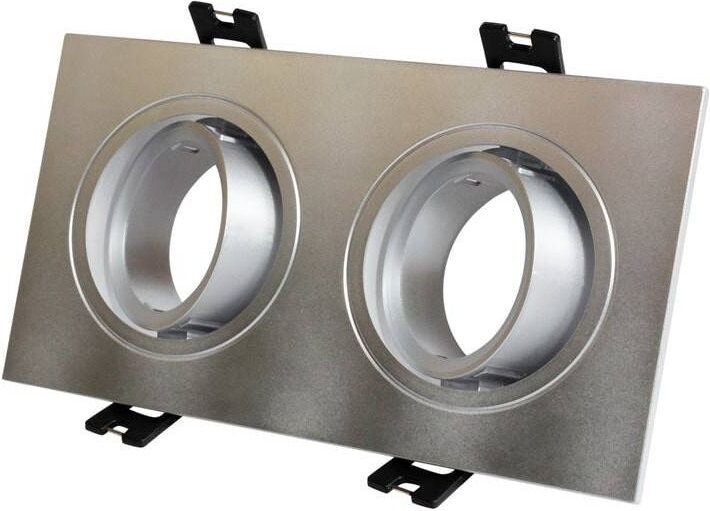 Kardan schwenkbares Einbaudownlight für 2 Leuchtmittel GU10,