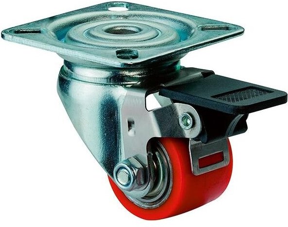 Bs rollen Lenkrolle Polyurethanrad mit Kugellager & Festseller