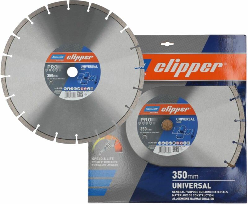 Norton - tarcza d.universal 350mm clipper pro universal laser