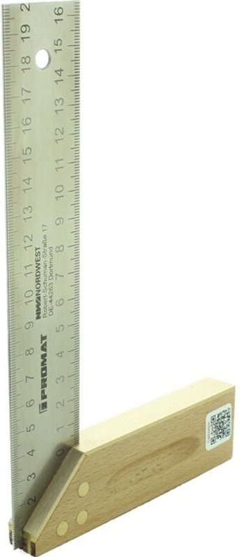 Schreinerwinkel Schenkellänge 250 mm mit Gehrung - Promat