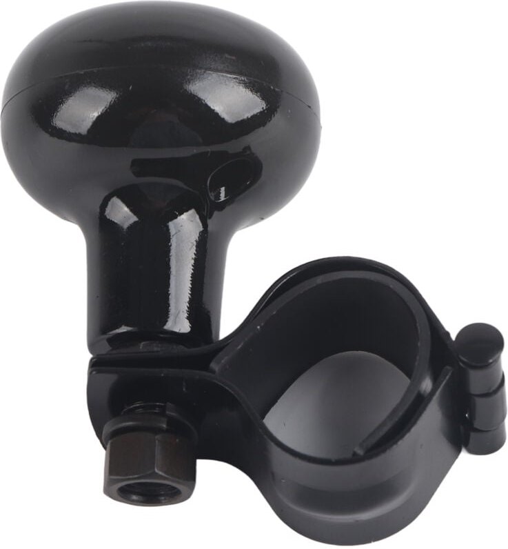 Ej.Life Lenkradknopf Fahrzeuglenkknopf, Universal Car Steering Ball Hochleistungslenkkugel Schwarz