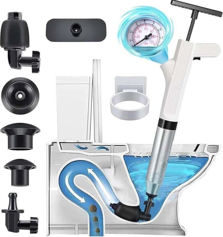 Toilettenpömpel, Toilettenpömpel, Toilettenpömpel, Hochdruck-Spülbeckenpömpel, Toilettenpömpel zum Entstopfen von