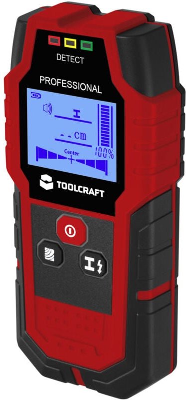 Ortungsgerät TO-9627699 Ortungstiefe (max.) 120 mm Geeignet für Holz, eisenhaltiges Met - Toolcraft