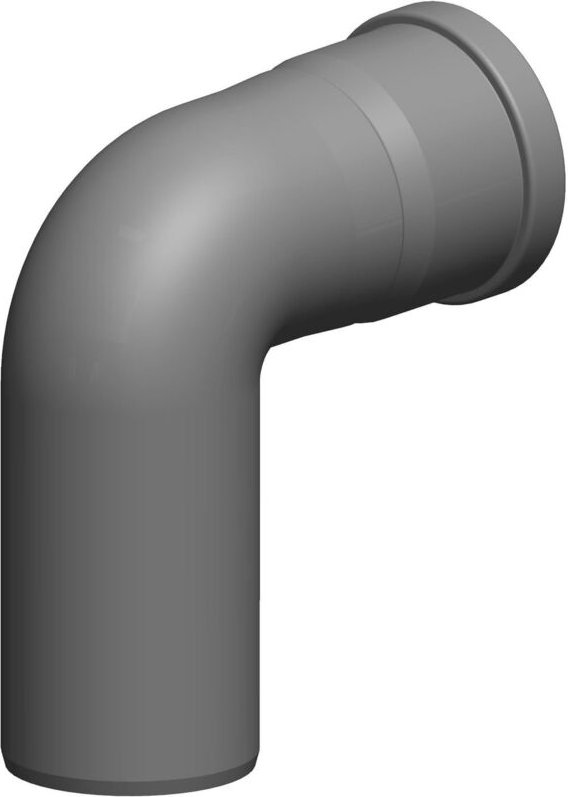 ATEC Bogen 87 Grad DN 80 einwandig, 1316