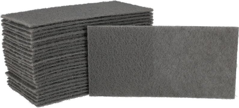 Mirlon Total 25 Stk Schleifvlies UltraFine Korn 1500 Schleifpads, Schleiffleece zum Anschleifen, Entrosten, Schleifen, P...