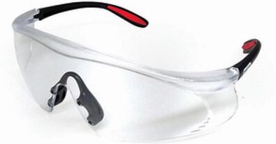 Schutzbrille klar mit Rahmen oben Arbeitsschutzbrille Augenschutz Brille - Oregon