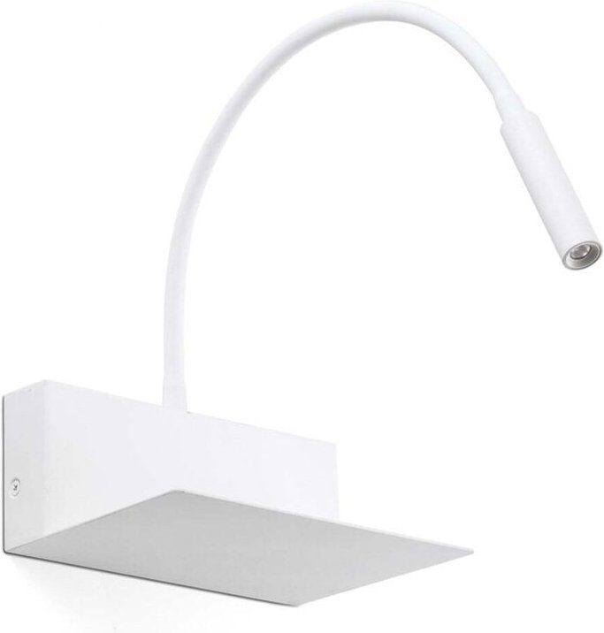 Lamarr Wandleuchte innen Leser weiß