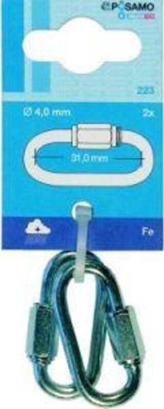 Pösamo Rapidglieder (sb) galZn 8,0mm a 1 Stk.