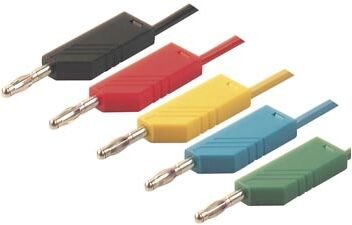 Messleitung 4mm 100cm / grün (mln-sil 100/1)