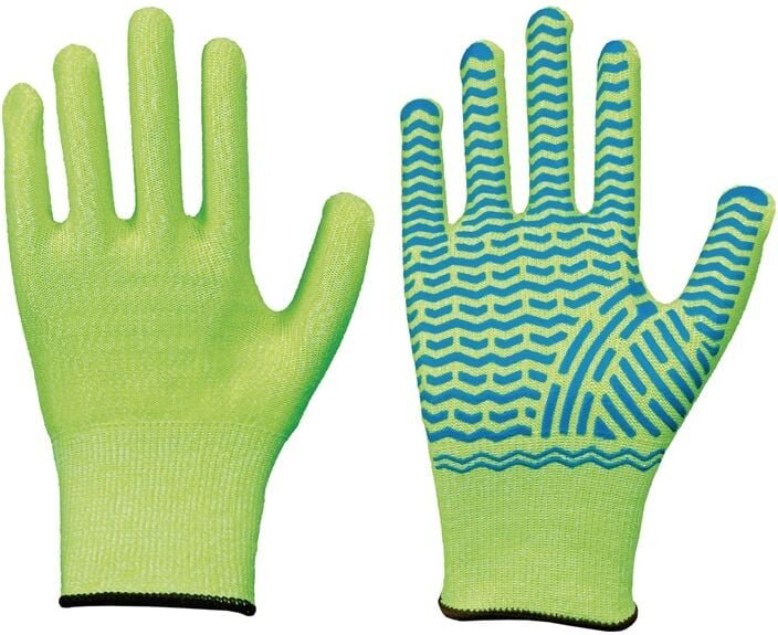 FP - leipold 1447-9 Schnittschutzhandschuhe Solidstar 1447 Größe 9 neongrün en 388 ps