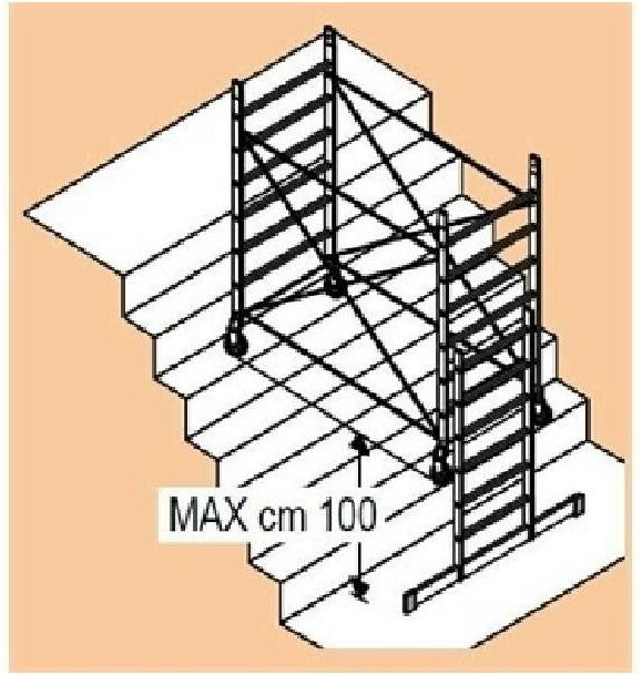 Bausatz aus aluminium fÜr quick/166-treppen