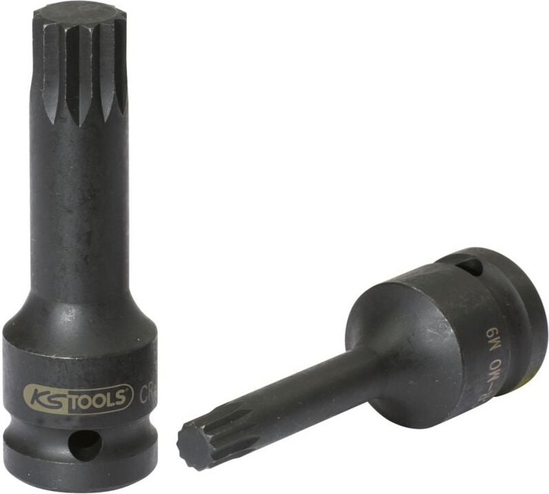 1/2' Kraft-Bit-Stecknuss Vielzahn, lang, M5