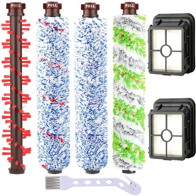 Thumbnail - 7-teiliges Zubehör für Bissell Crosswave 3-in-1-Staubsauger, Ersatzbürstenfilter, Ersatz für Staubsauger 1866 1785 2052 ...