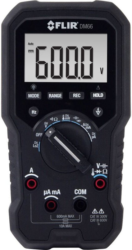 Flir - DM66 Hand-Multimeter digital cat iv 300 v, cat iii 600 v