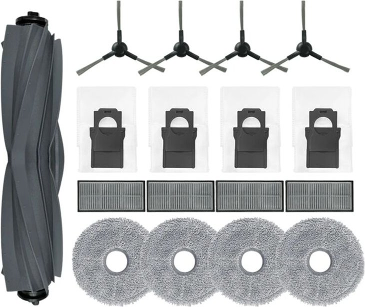 Für X30 Ultra Wichtigsten Seite Pinsel HEPA-Filter Mopp Pads Staub Tasche